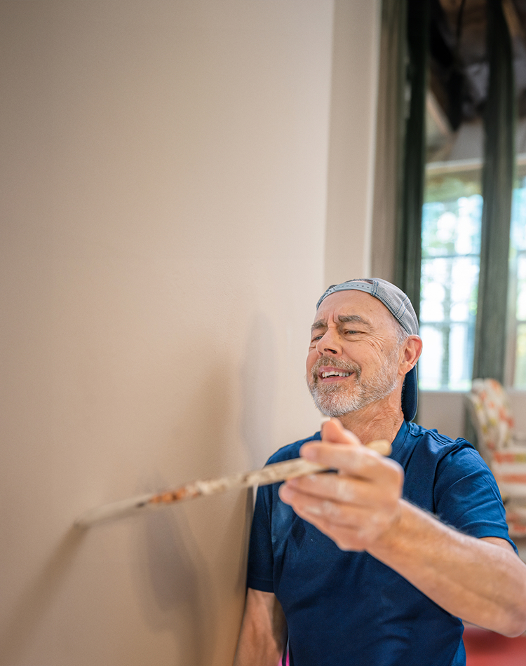 Man painting